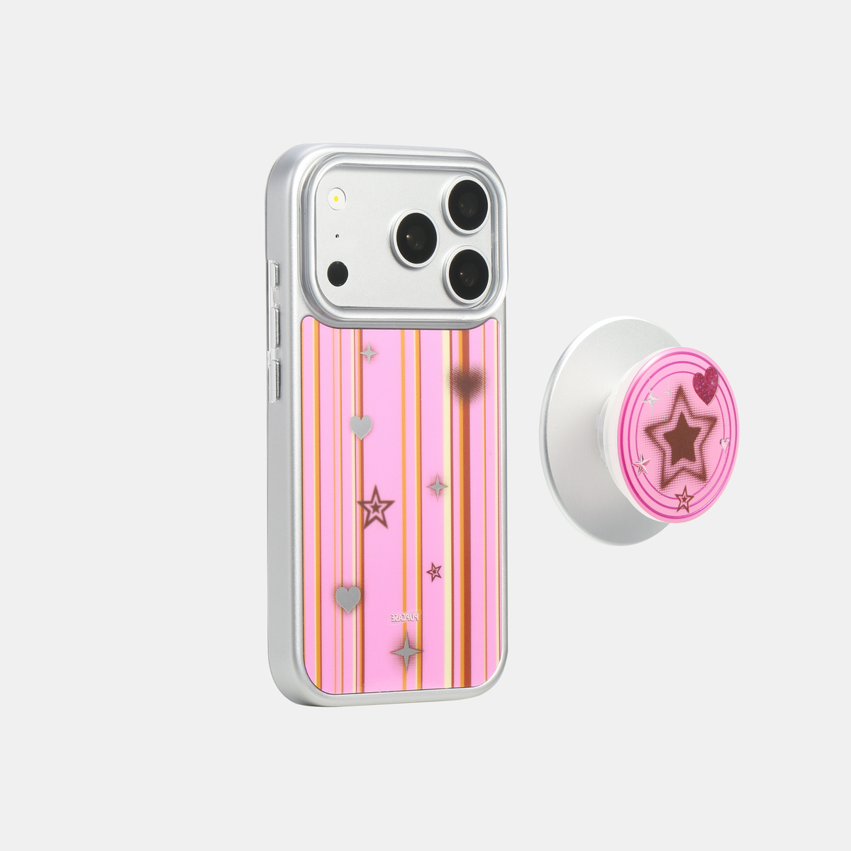 Pink Orbit Magnetic Phone Grip
