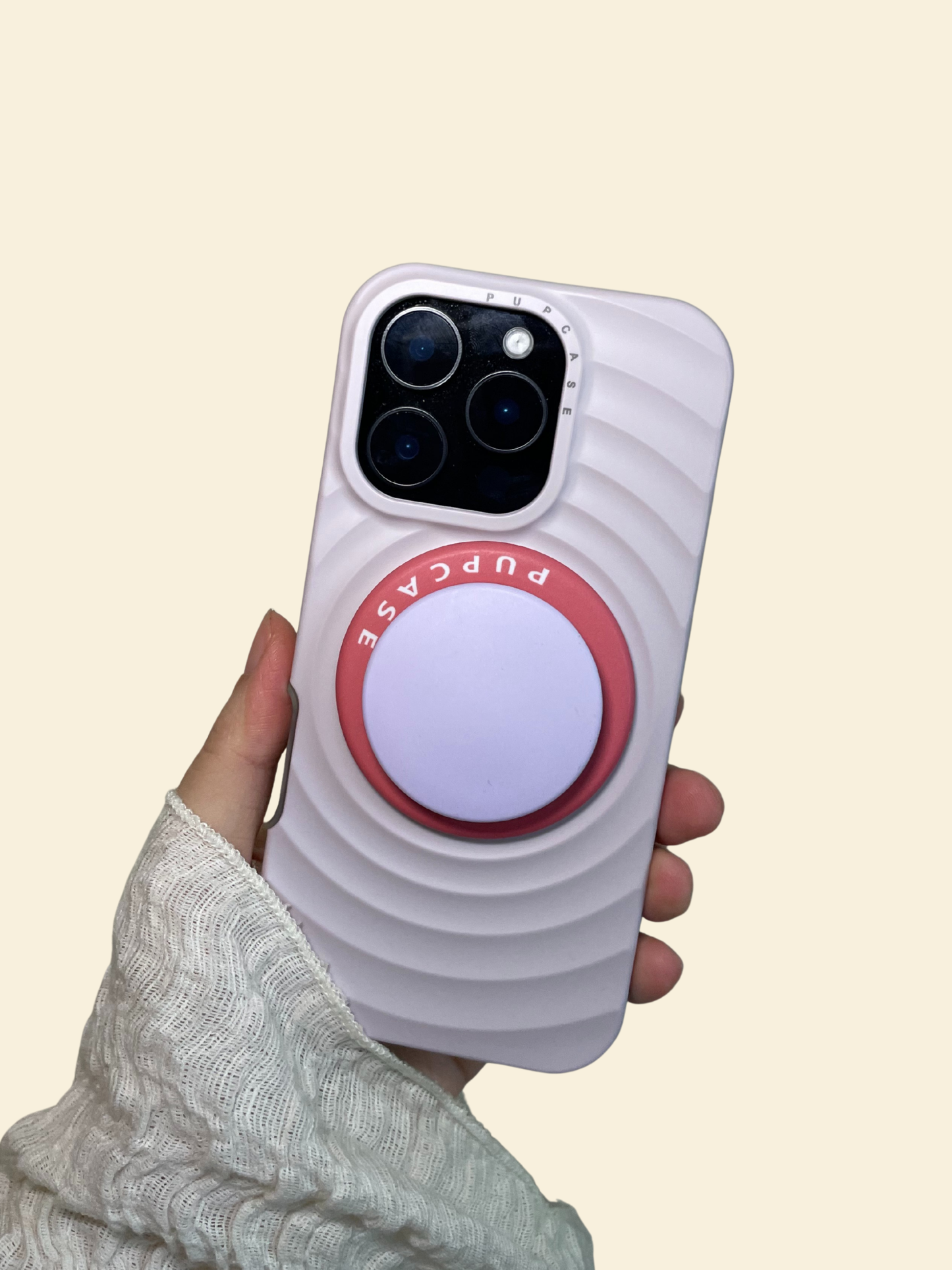 Lavender Dream Pop – Magnetic MagSafe Phone Grip and Stand