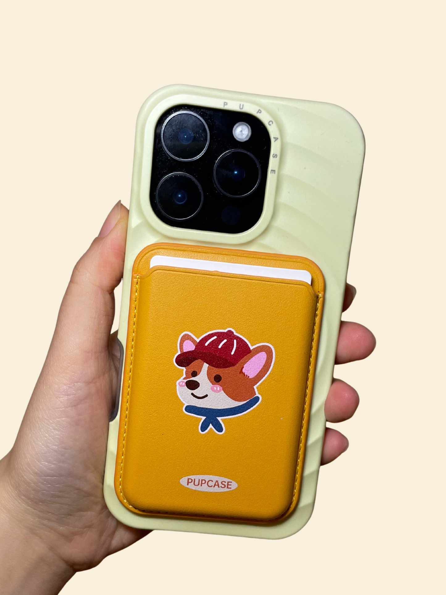 Sunny Corgi PupWallet - MagSafe Phone Wallet and Card Holder