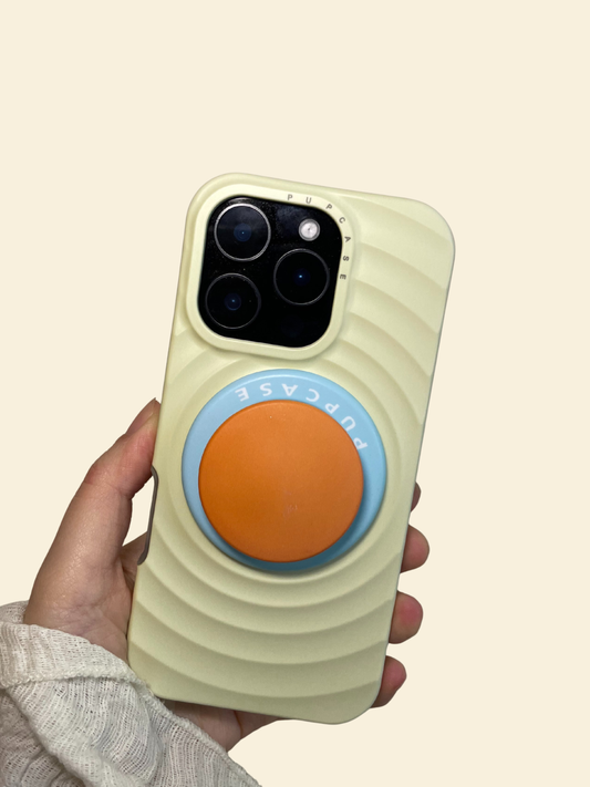 Sunset Orange Pop - Magnetic MagSafe Phone Grip and Stand