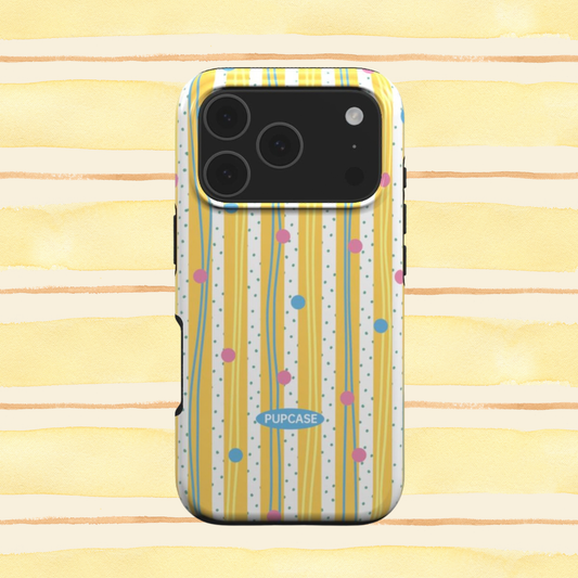 Sunny Dot Stripe MagSafe Case for iPhone 12–17 | PupCase
