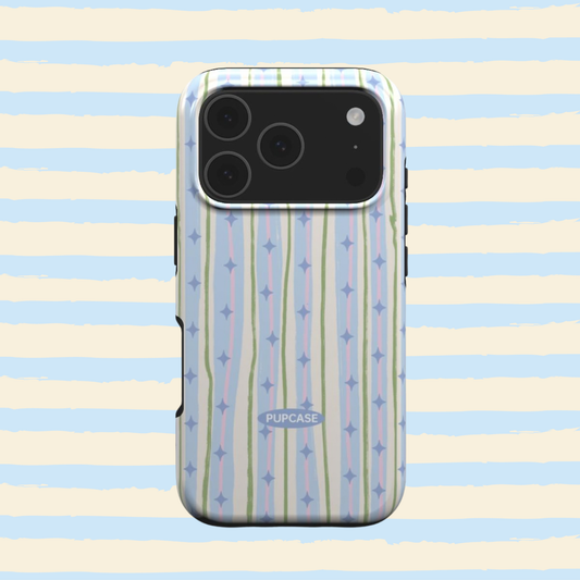 Pastel Stripe Star MagSafe Case for iPhone 12–17 | PupCase