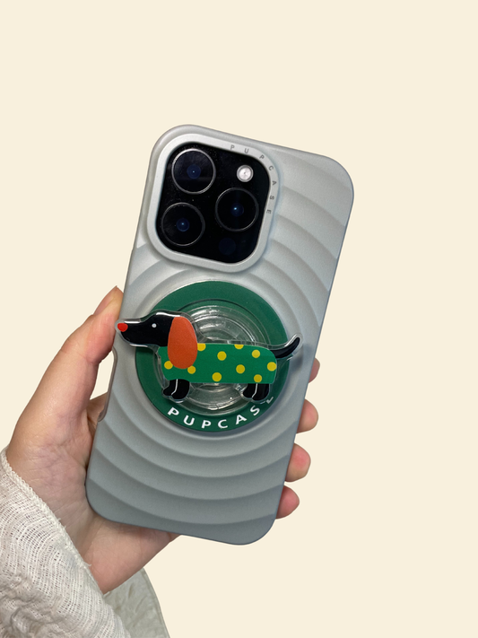 The Garden Explorer Dachshund - Magnetic MagSafe Phone Grip & Stand for iPhone