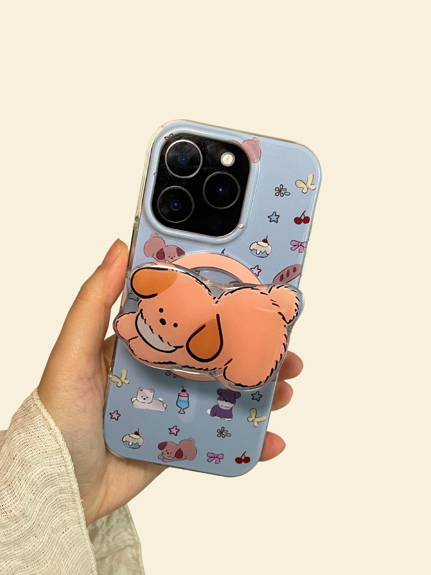 Toy Poodle PupGrip - Magnetic MagSafe Phone Grip and Stand for iPhone