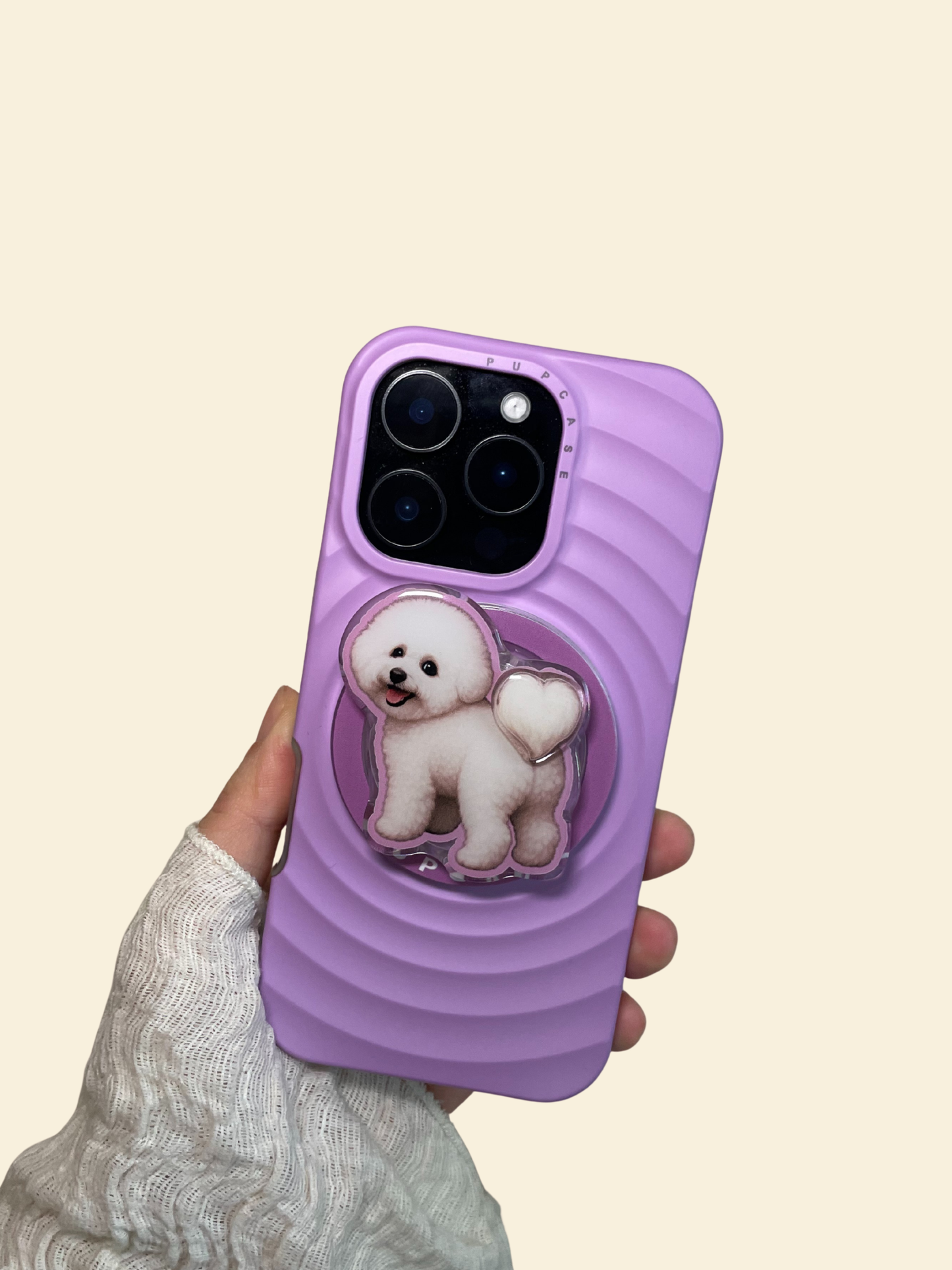 Bichon MagSafe Phone Grip and Stand