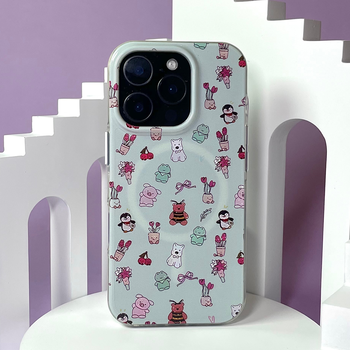 Westie Picnic MagSafe iPhone Case