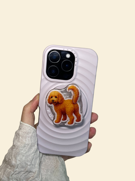 Poodle MagSafe Phone Grip – Cute Magnetic Stand & Grip for iPhone | PupCase