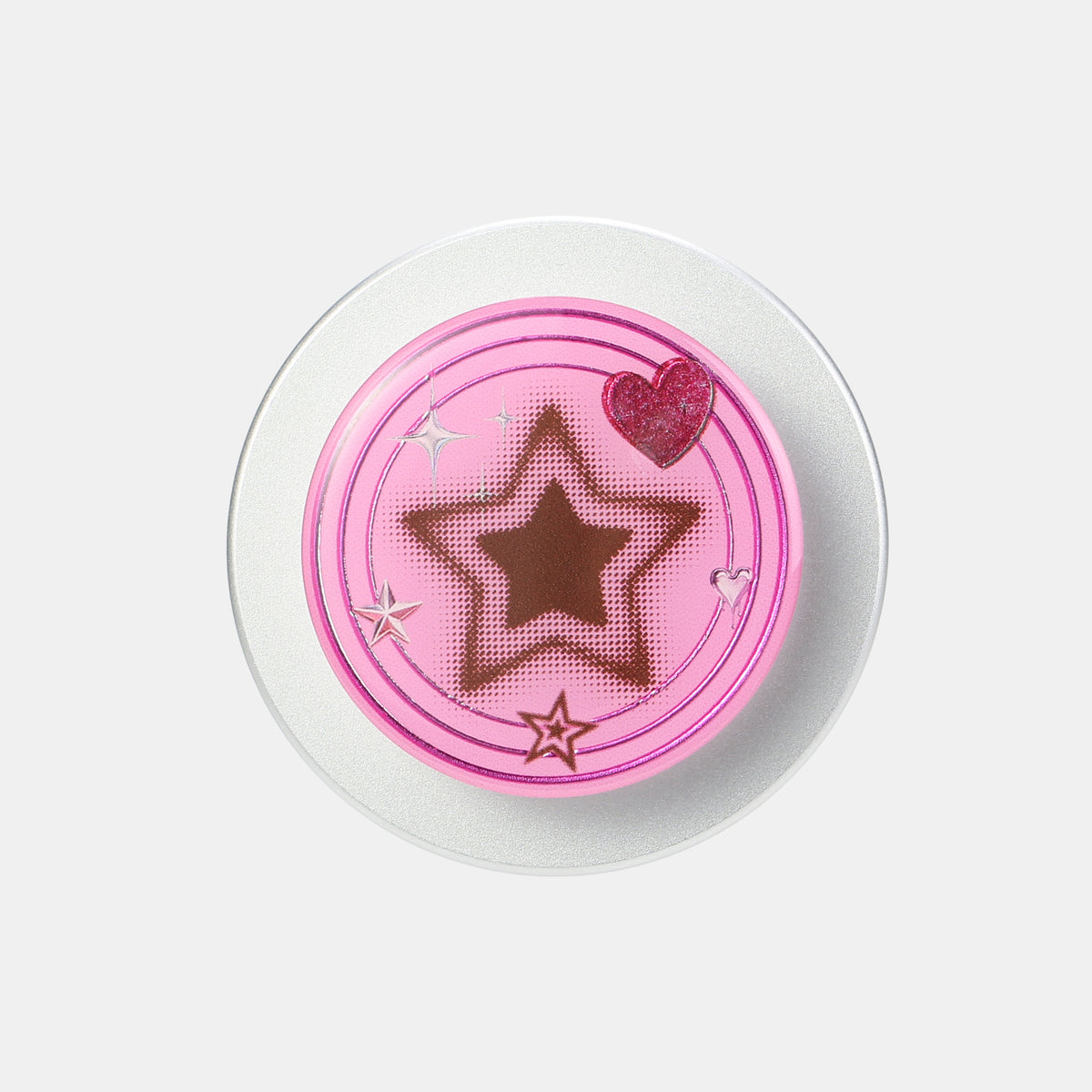 Pink Orbit Magnetic Phone Grip