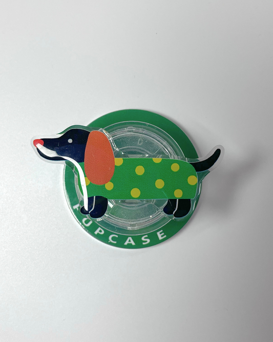 The Garden Explorer Dachshund - Magnetic MagSafe Phone Grip & Stand for iPhone