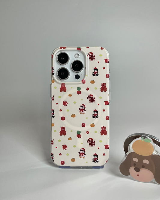 Spaniel’s Autumn Market - MagSafe Compatible iPhone Case