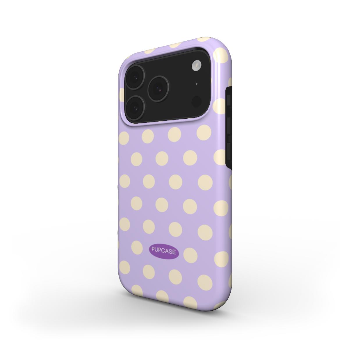 Grape Candy Floss Polka Dot MagSafe Phone Case for iPhone 12-17