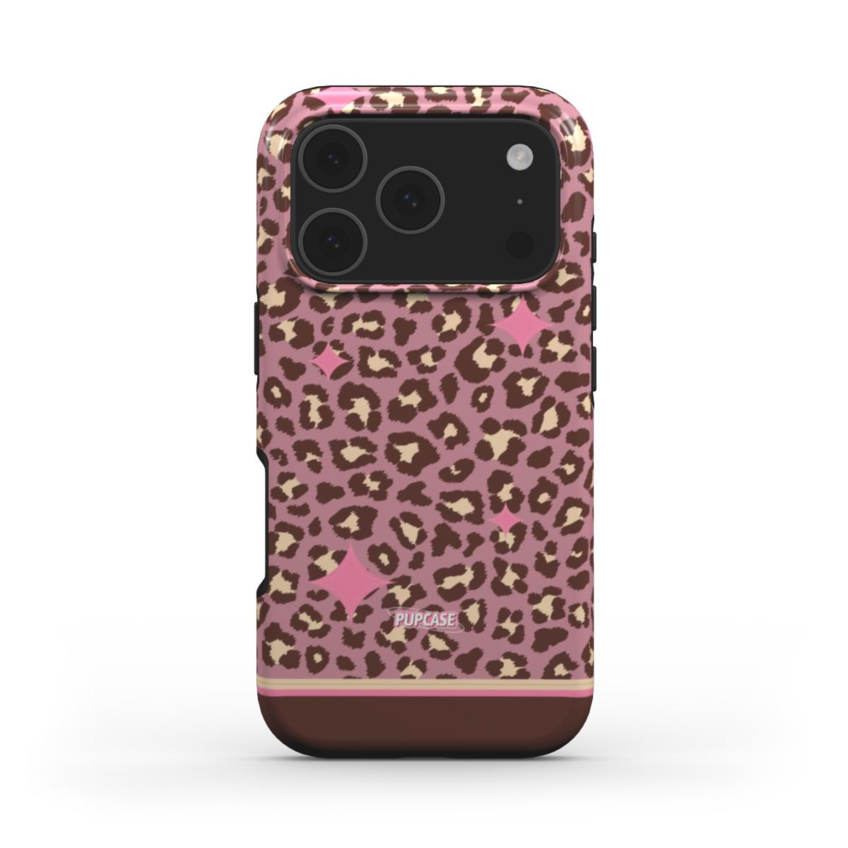 Personalised Memory Phone Case | Pink Sugar Leopard