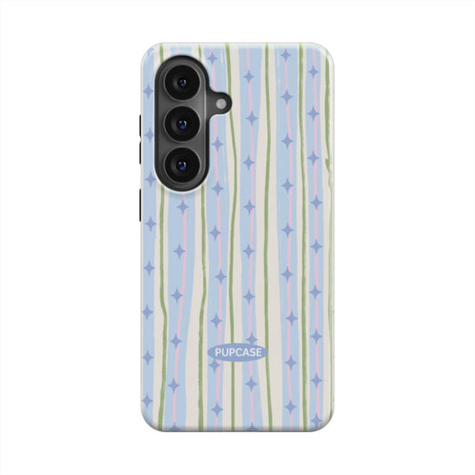 Pastel Stripe Star Magnetic Tough Phone Case | Samsung & Google Pixel
