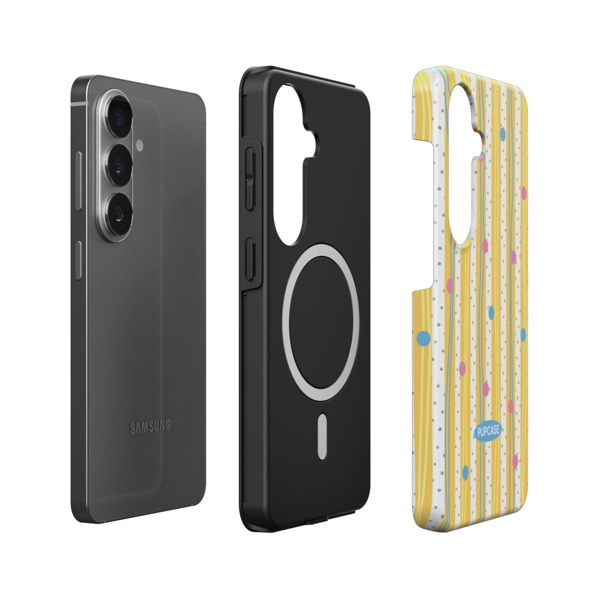 Sunny Dot Stripe Magnetic Tough Phone Case | Samsung & Google Pixel
