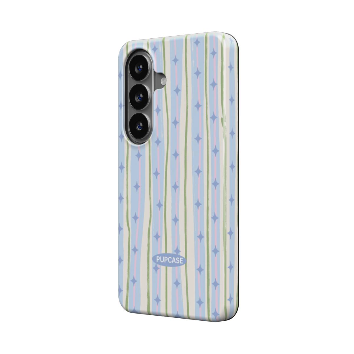 Pastel Stripe Star Magnetic Tough Phone Case | Samsung & Google Pixel