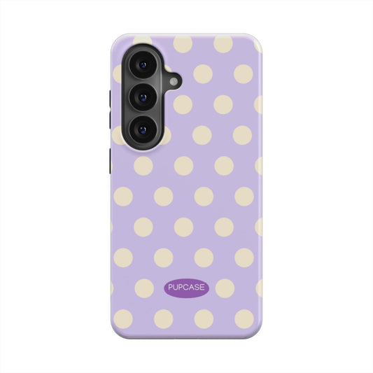 Grape Candy Floss Polka Dot Magnetic Tough Phone Case | Samsung & Google Pixel