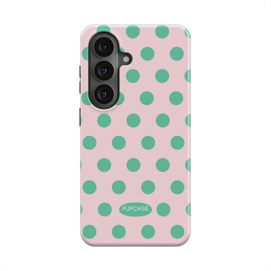 Cotton Candy Polka Dot  Magnetic Tough Phone Case | Samsung & Google Pixel