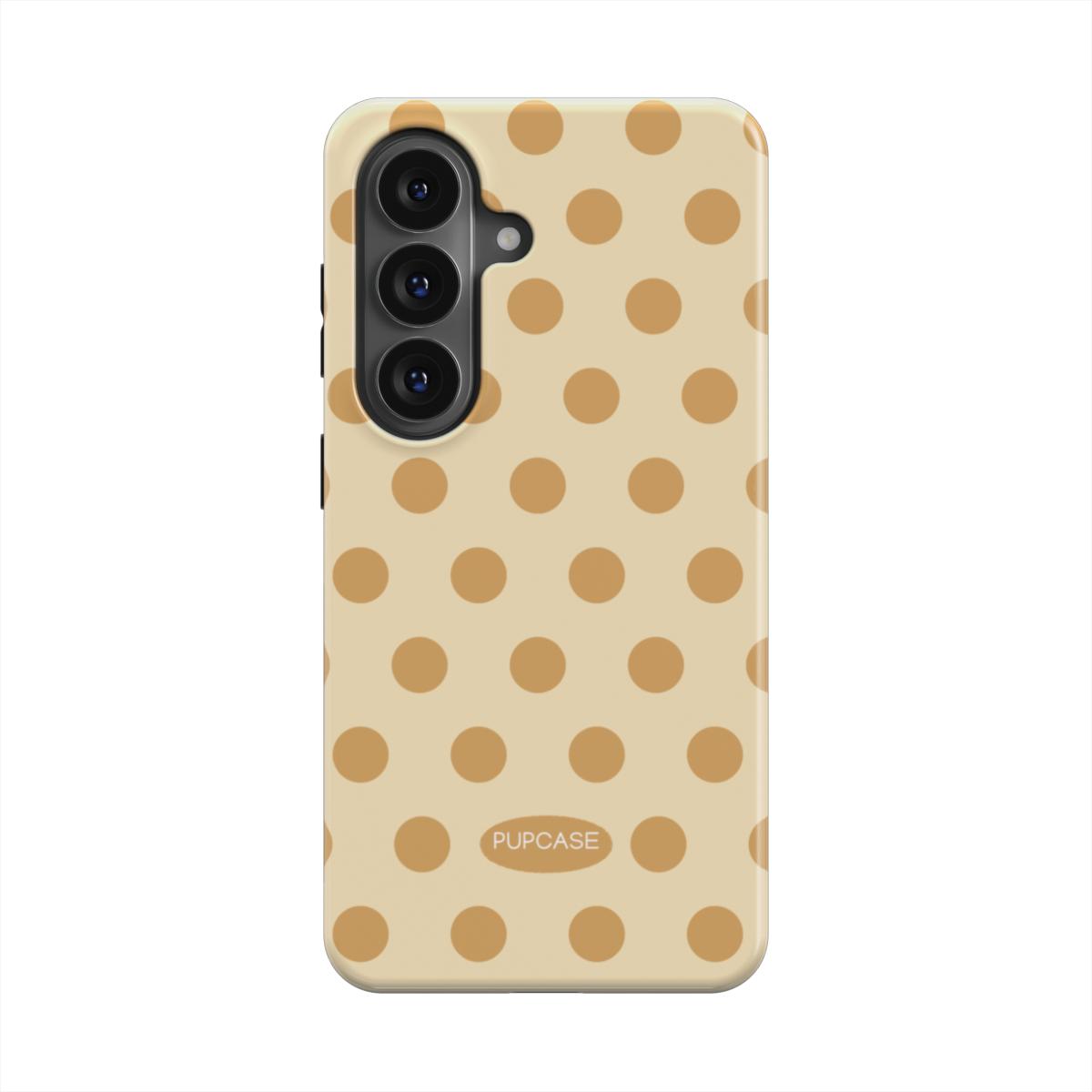 Caramel Cookie Dough Polka Dot Magnetic Tough Phone Case | Samsung & Google Pixel