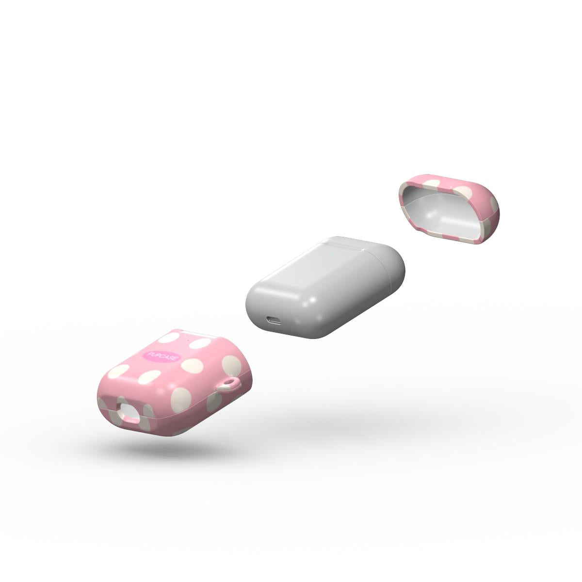 Strawberry Milk Polka Dots AirPods Tough Case
