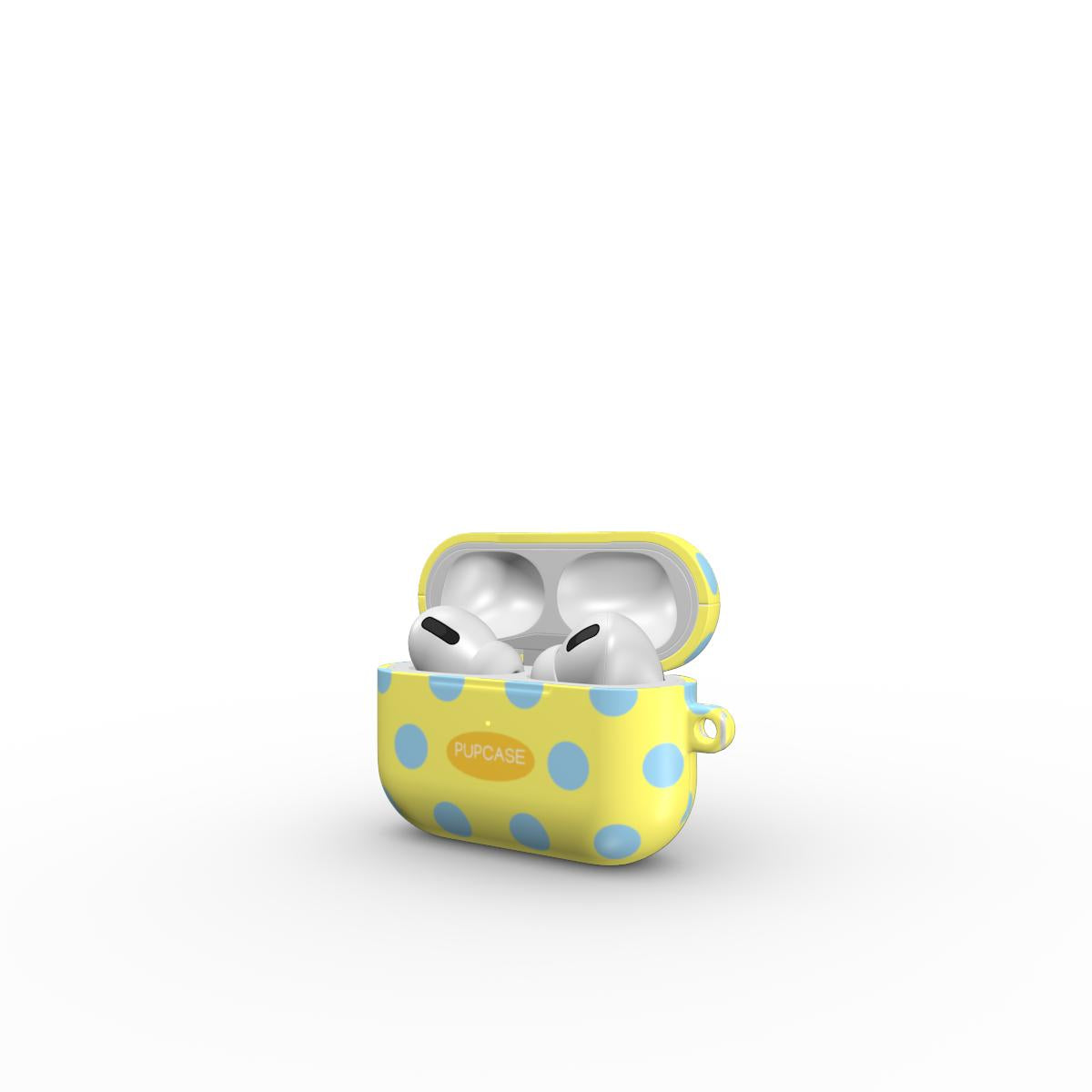 Lemon Fizzy Polka Dot AirPods Tough Case