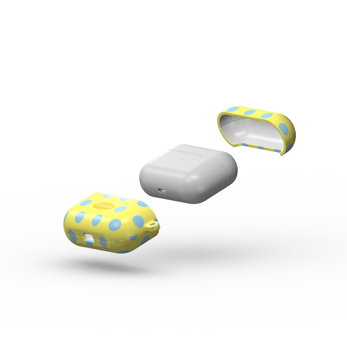Lemon Fizzy Polka Dot AirPods Tough Case