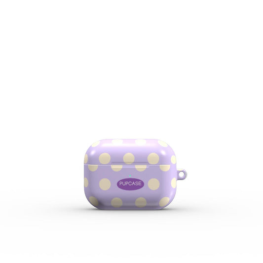 Grape Candy Floss Polka Dot AirPods Tough Case