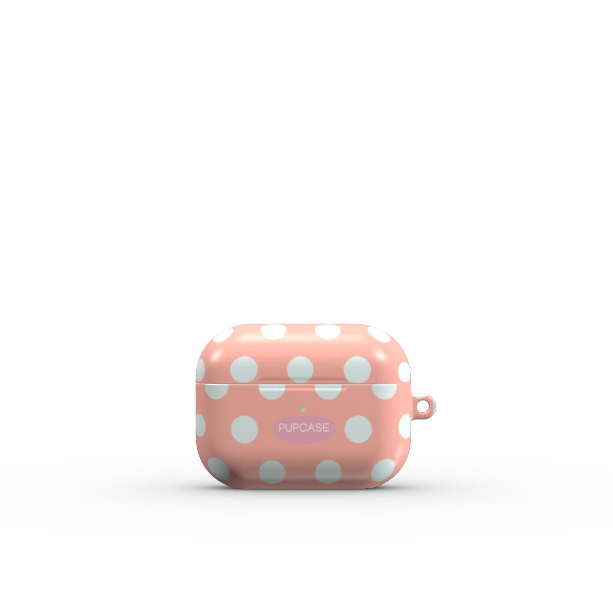 Pink Peach Lemonade Polka Dot AirPods Tough Case