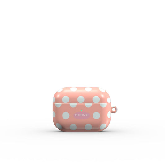 Pink Peach Lemonade Polka Dot AirPods Tough Case
