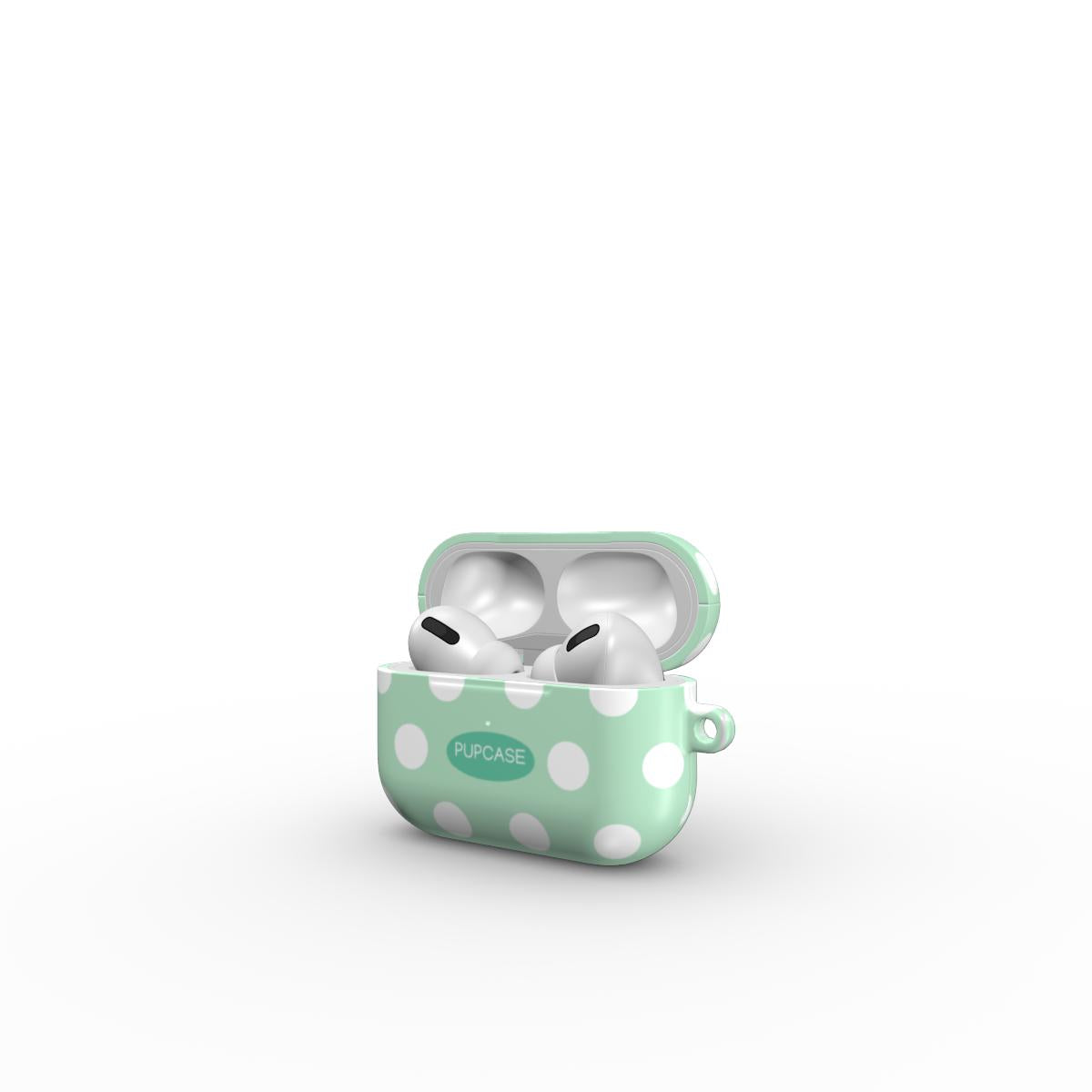 Green Apple Jelly Polka Dot AirPods Tough Case