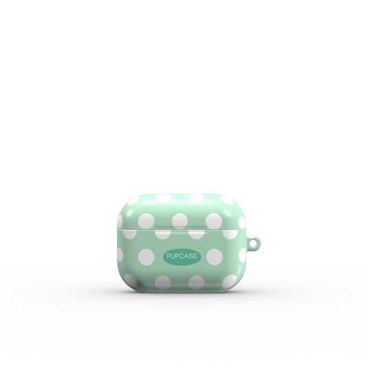 Green Apple Jelly Polka Dot AirPods Tough Case