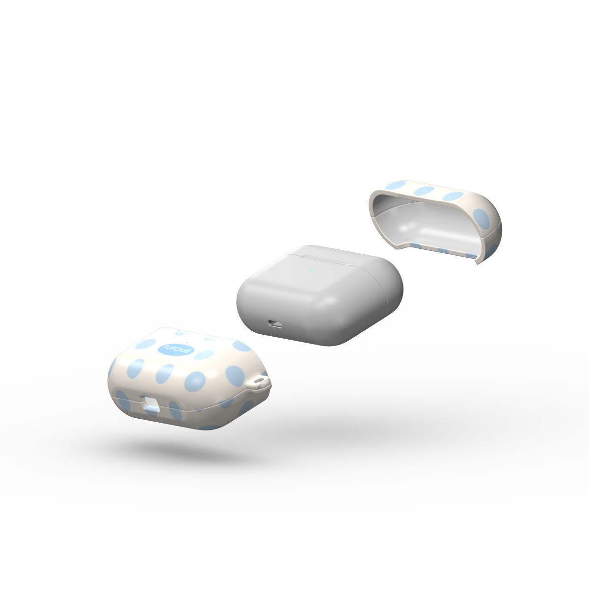 Vanilla Ice Cream Polka Dot AirPods Tough Case