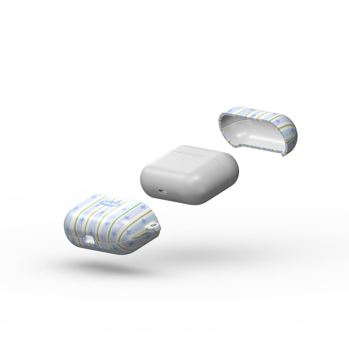 Pastel Star Stripe AirPods Tough Case