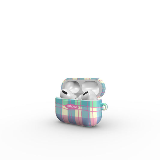 Pastel Plaid Dream AirPods Tough Case