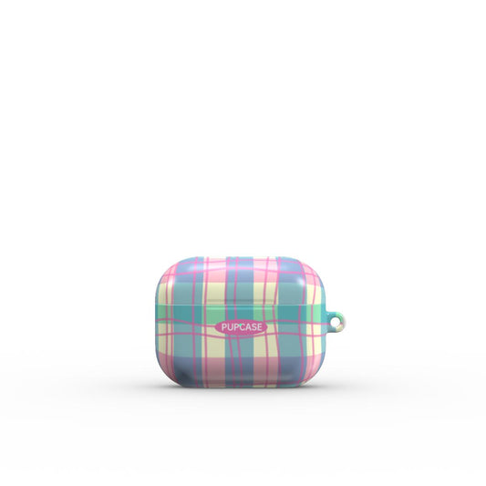Pastel Plaid Dream AirPods Tough Case