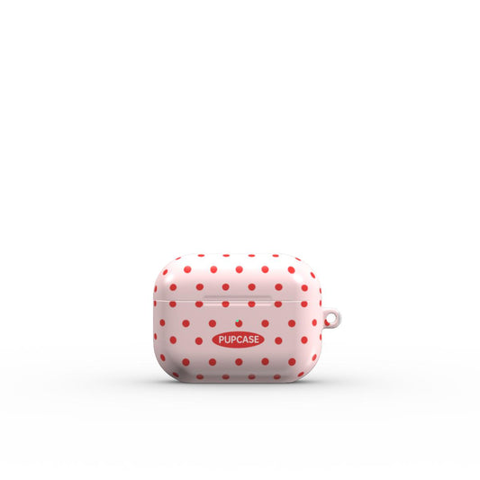Strawberry Soda Polka Dot AirPods Tough Case