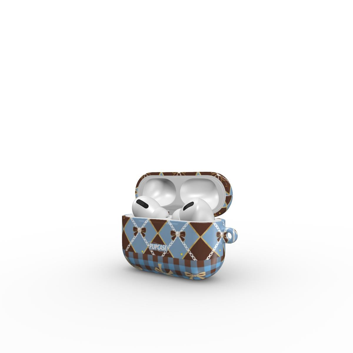 Pearl Ribbon Argyle AirPods Tough Case