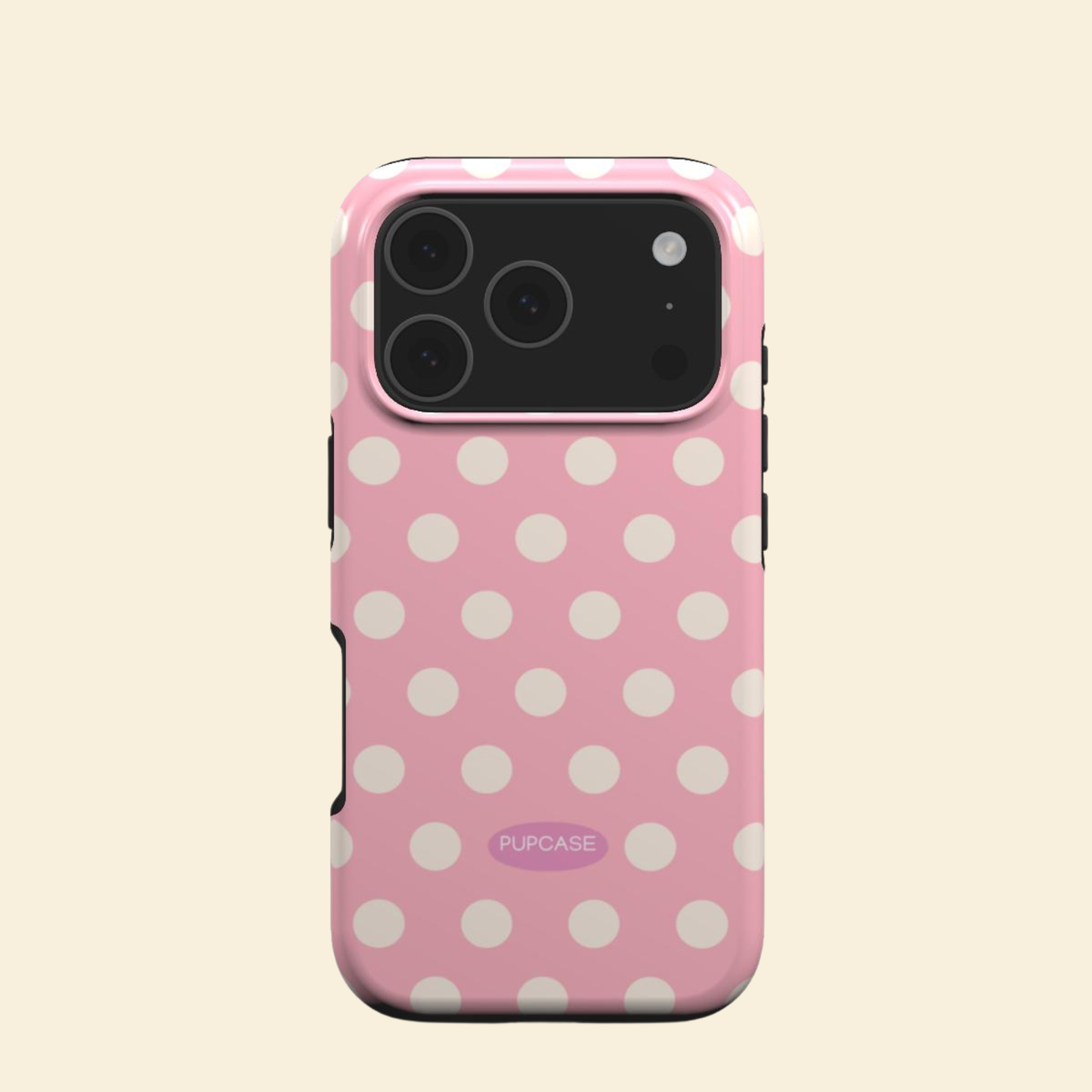 Strawberry Milk Polka Dot MagSafe Phone Case for iPhone 12-17
