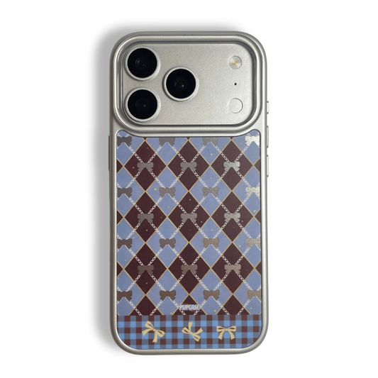 Pearl Argyle iPhone case - Y2K
