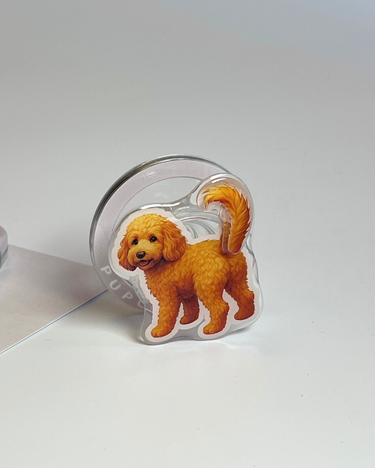 Poodle PupGrip - Magnetic MagSafe Phone Grip & Stand for iPhone