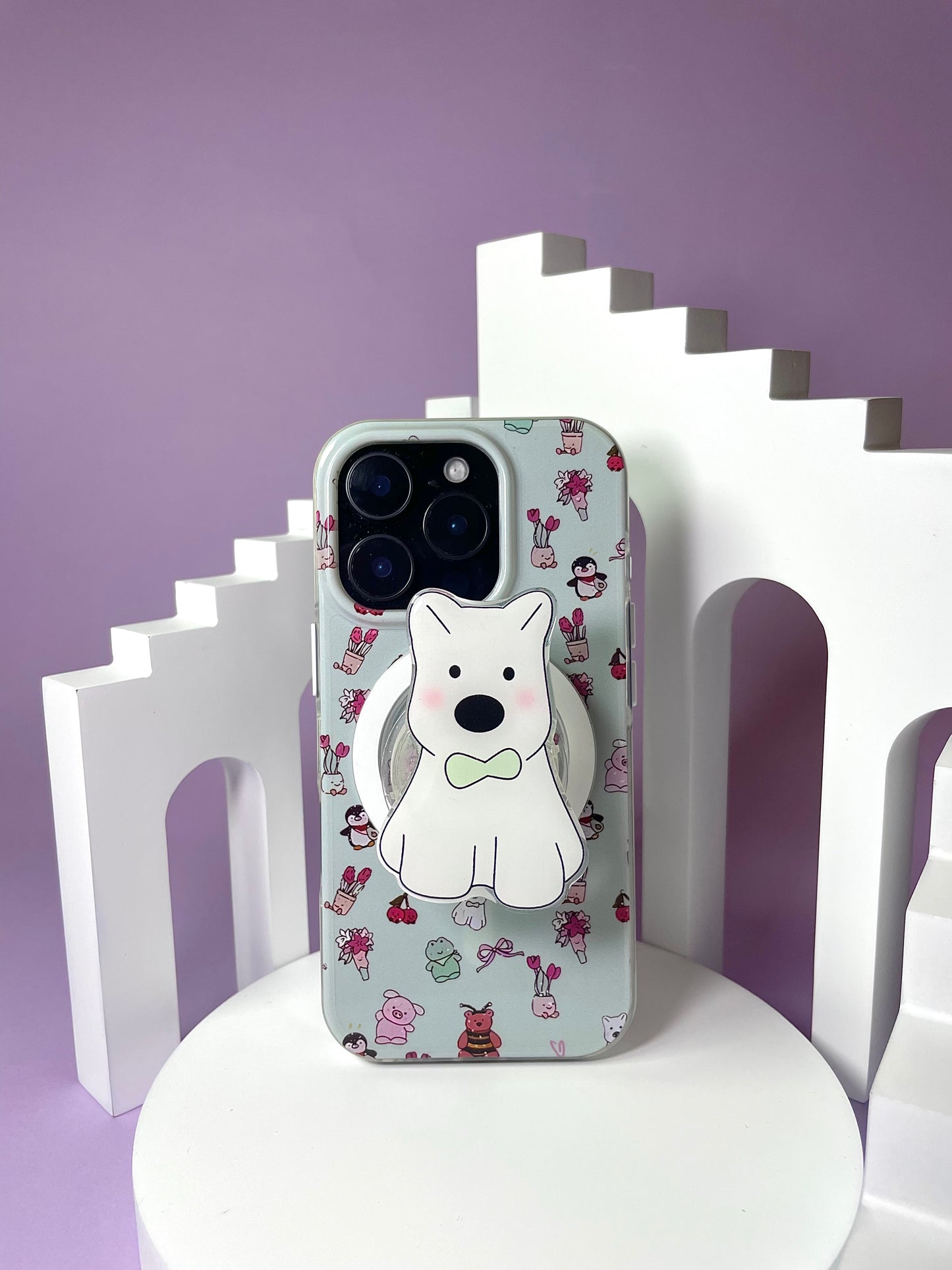 Westie Picnic MagSafe iPhone Case