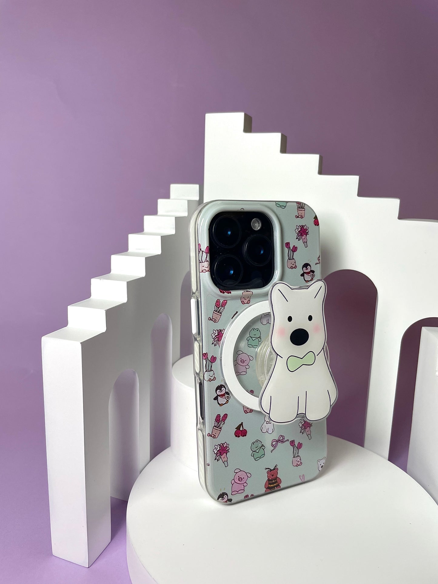 Westie Picnic MagSafe iPhone Case