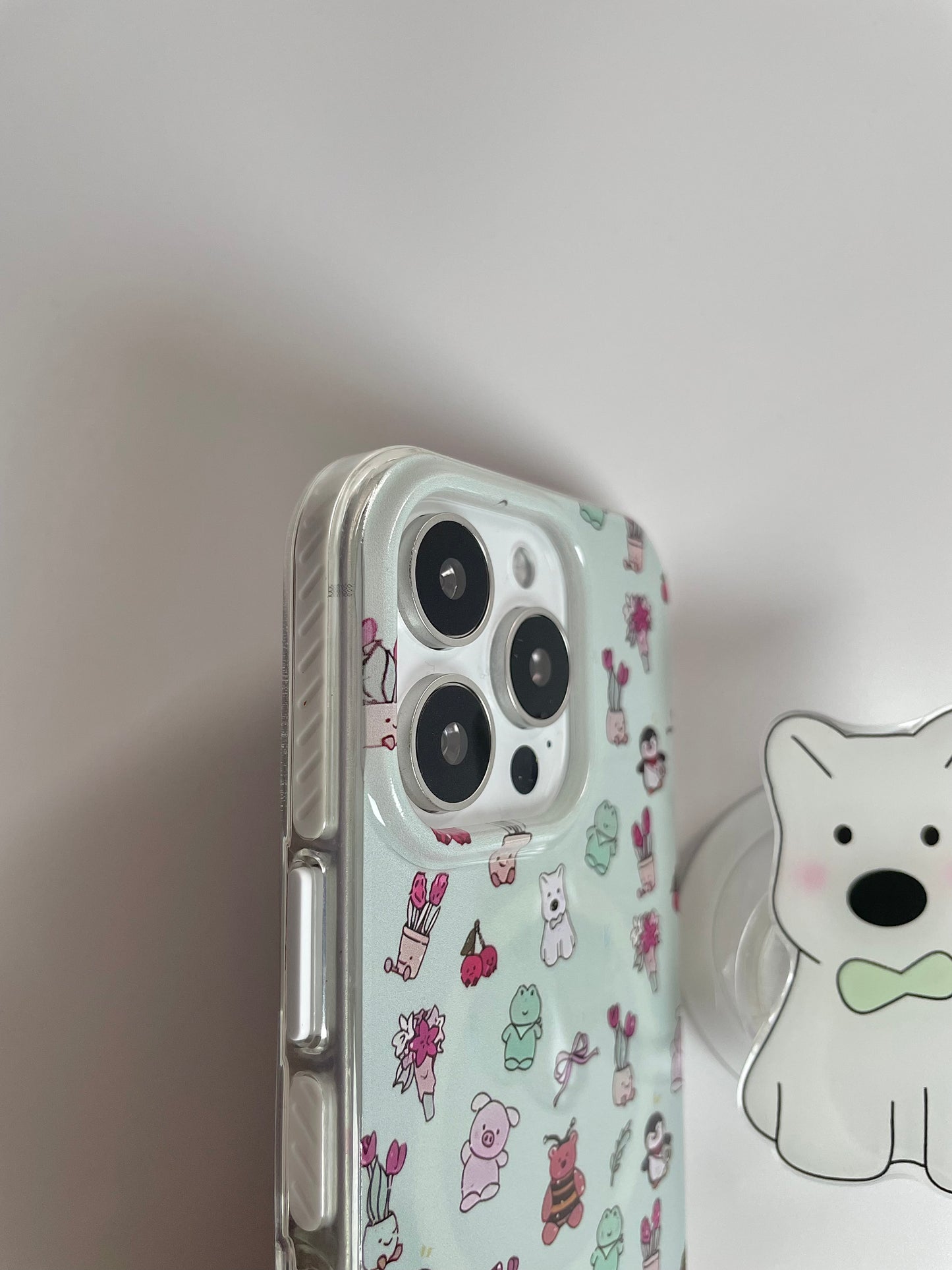MagSafe Compatible iPhone Case - Westie's Spring Garden Picnic