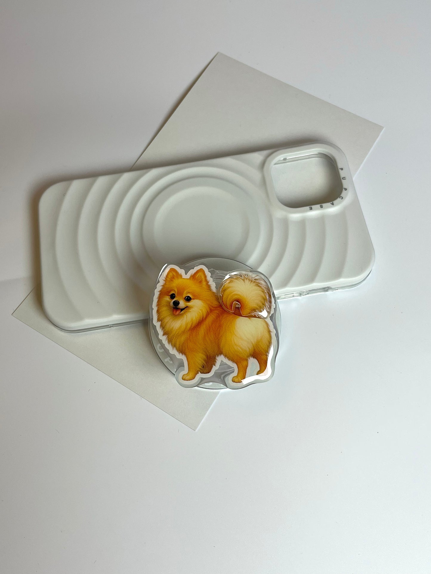 Pomeranian PupGrip - Magnetic MagSafe Phone Grip & Stand for iPhone