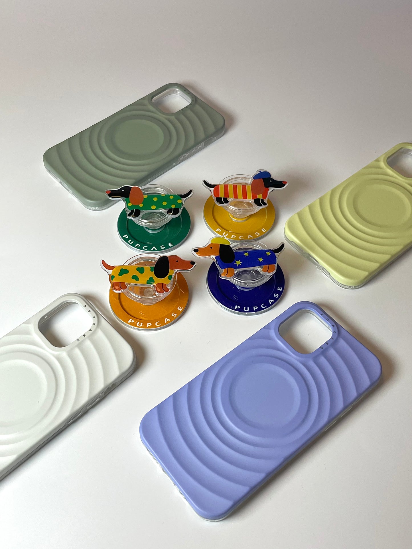 Dachshund x ZiyiAng PupGrip Gift Set - MagSafe Magnetic Phone Stands & Grips