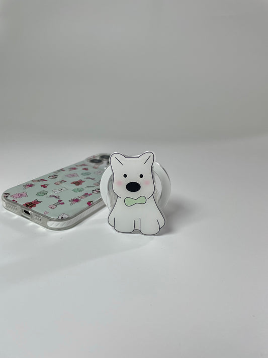 Westie PupGrip - Magnetic MagSafe Phone Grip and Stand for iPhone
