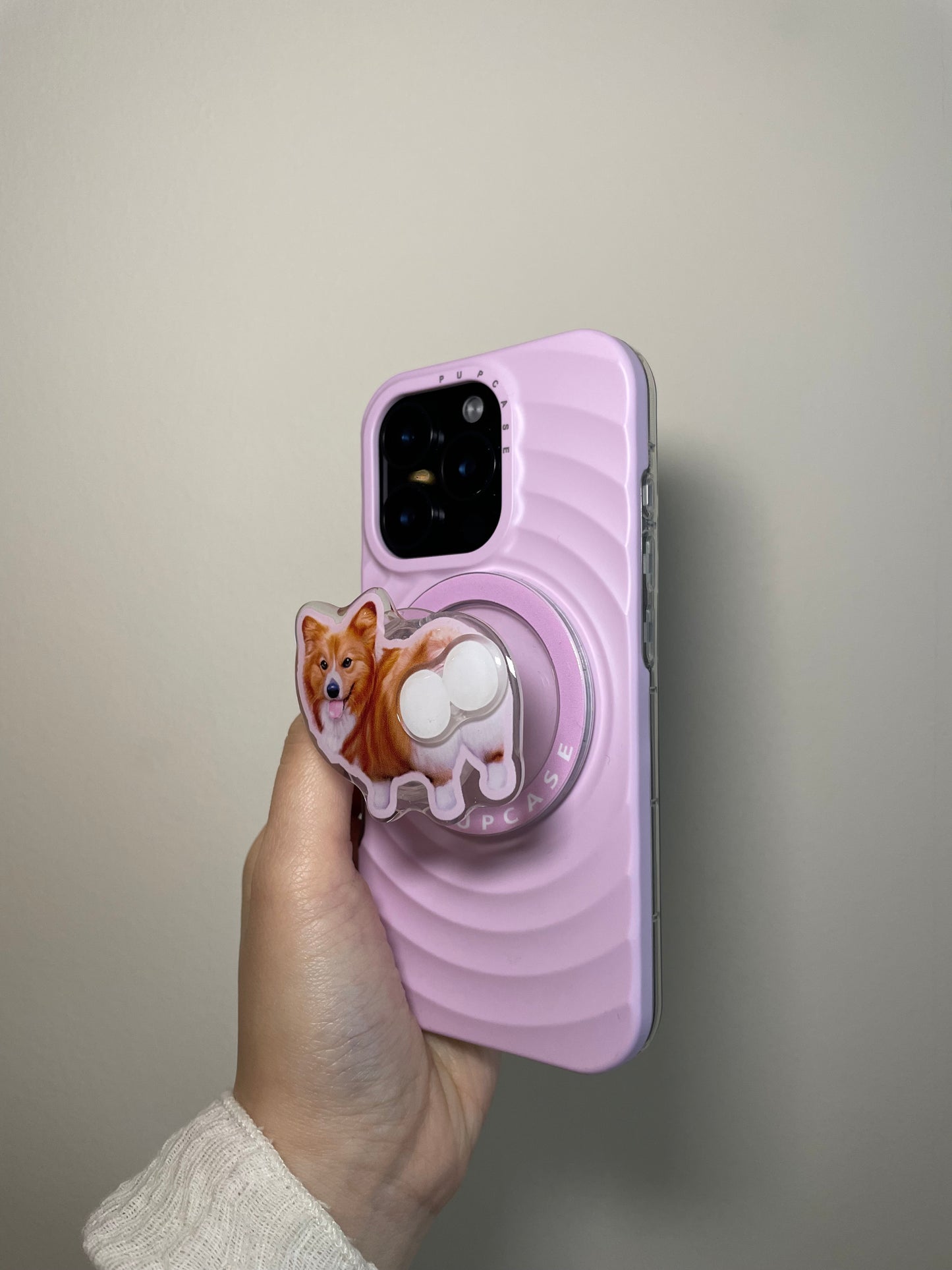 Corgi Three-layered MagSafe Phone Stand and Grip