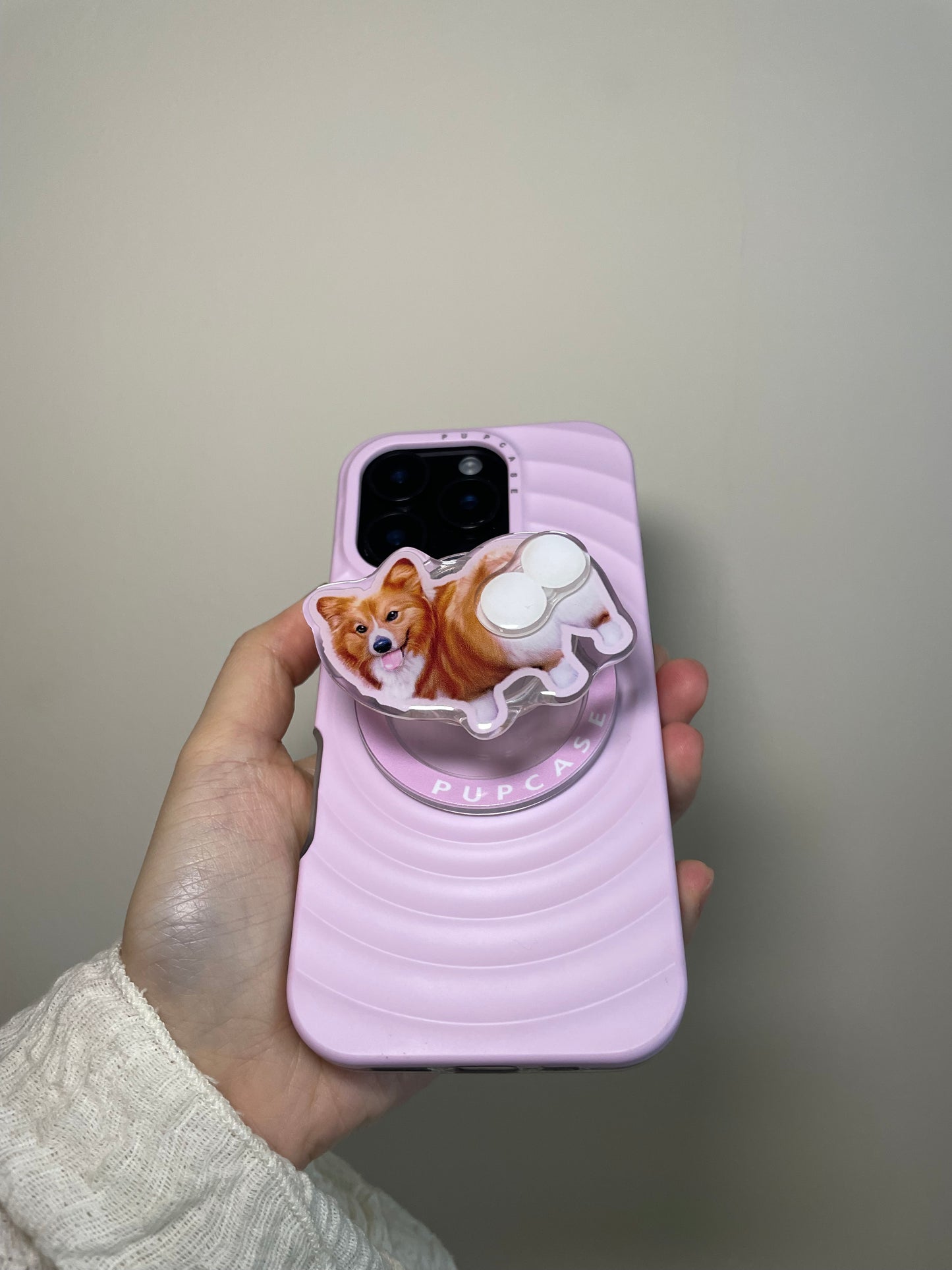 Corgi Three-layered MagSafe Phone Stand and Grip