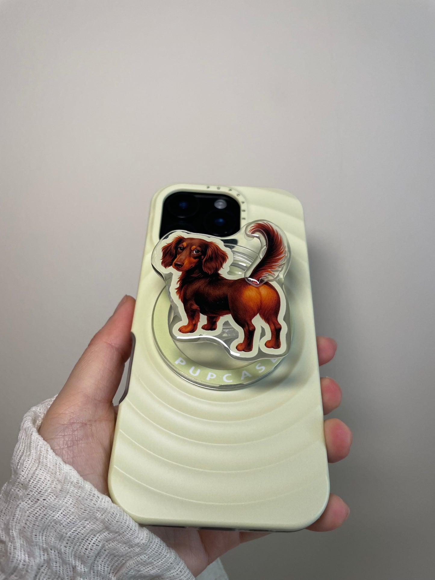 Dachshund Three-layered MagSafe Phone Stand and Grip