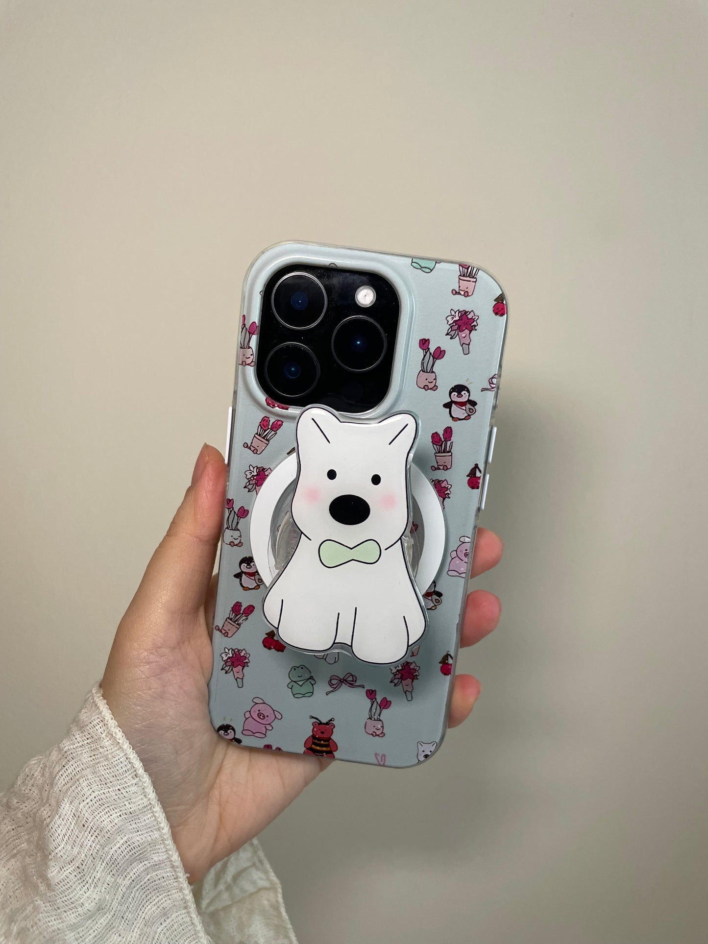 Westie PupGrip - Magnetic MagSafe Phone Grip and Stand for iPhone