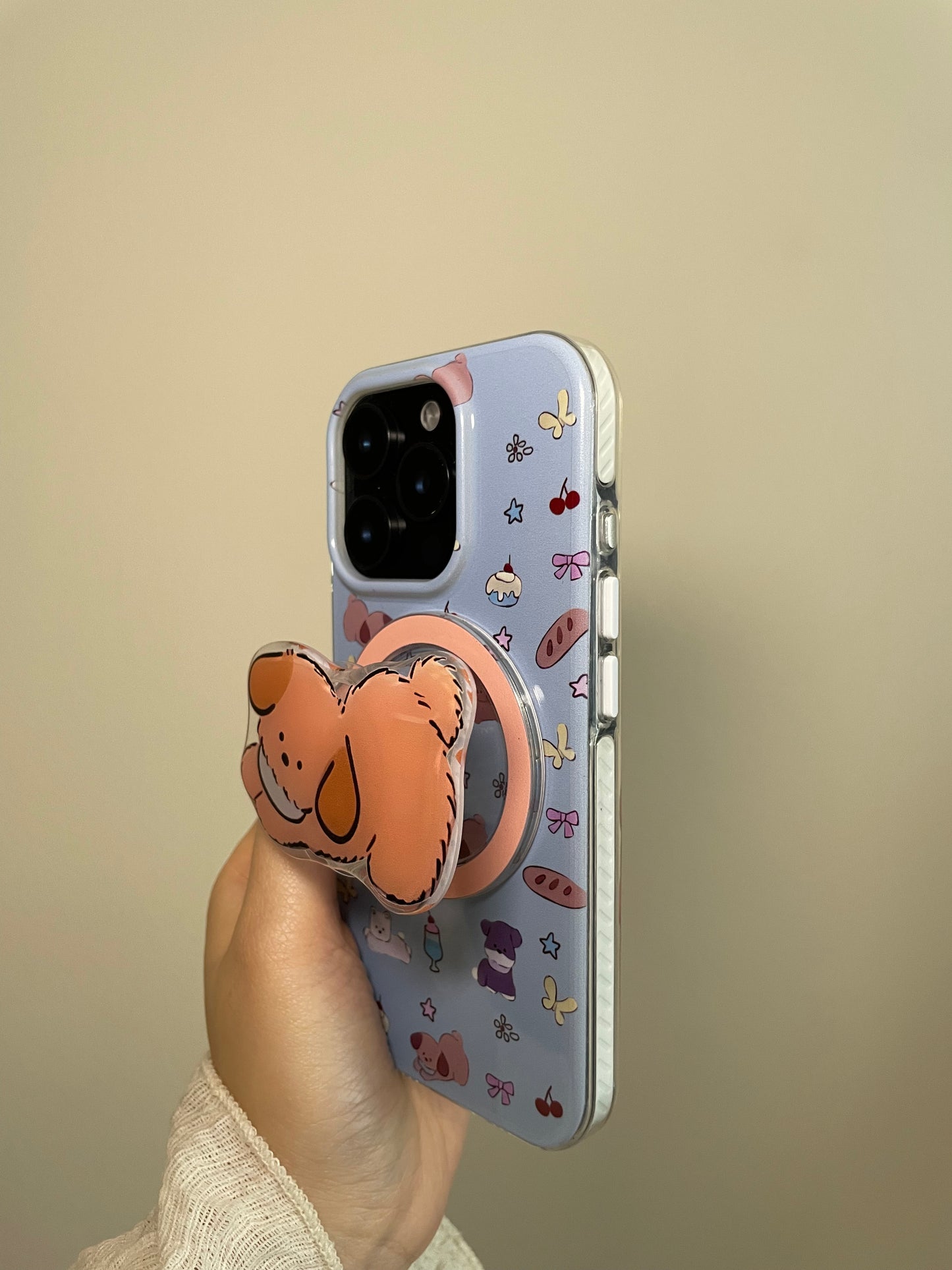 Toy Poodle PupGrip - Magnetic MagSafe Phone Grip and Stand for iPhone